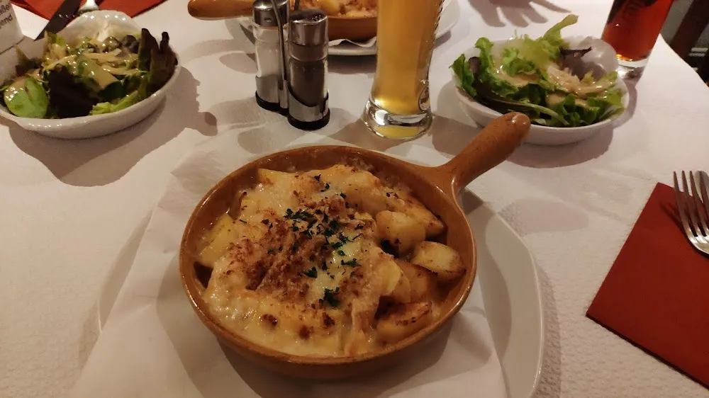 Pomme de Terre Gratinées Au Munster